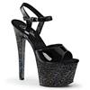 Pleaser - SKY309MG Sandale à bride à la cheville, Pole dance chaussures - Chaussures de pole dance - Noir Product image